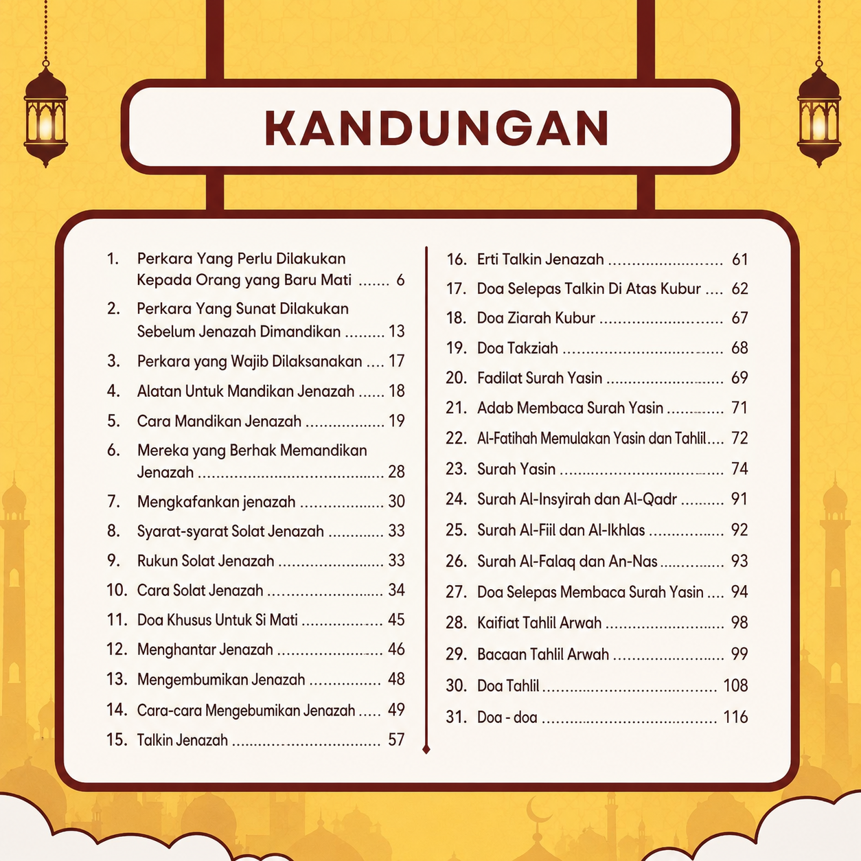 Isi kandungan buku